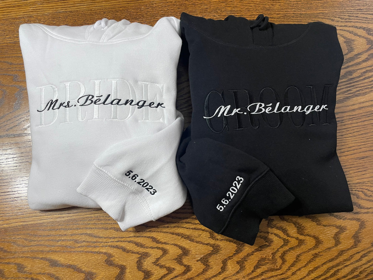 Custom Wedding Hoodies